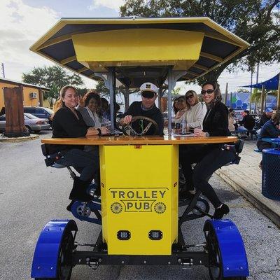 Captain Chris in his natural habitat showing guests the most fun they can have in St. Pete