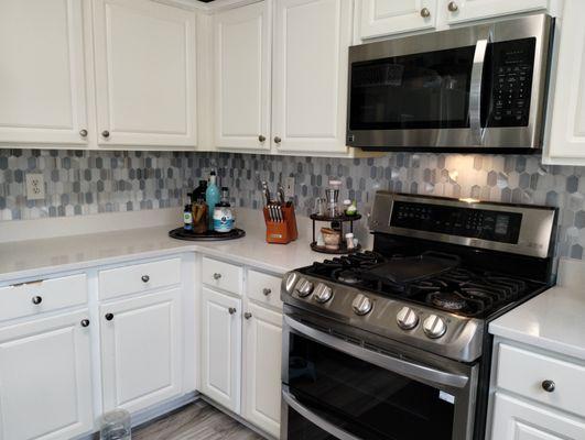 Jon's work even made my old cabinets look better!