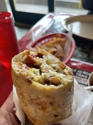 Bacon Breakfast Burrito