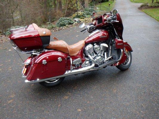 My New Indian Roadmaster from Pacific NW Motorcycles, Indian of Bellingham