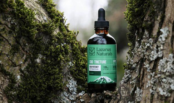 Lazarus Naturals full spectrum high potency CBD oil tincture.