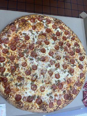 giant pizza