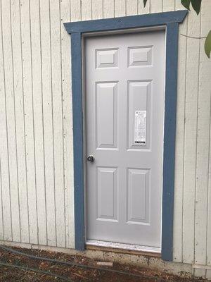 Exterior door installation