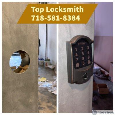 Smart lock installation