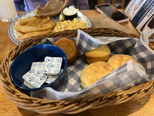 Biscuits and Corn Muffins