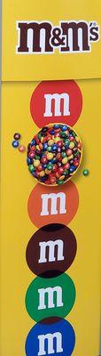 m&m's display!