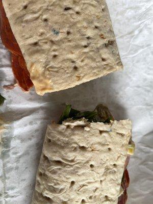 Mold on flatbread