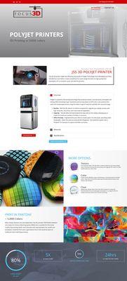 Focus 3D Solutions Website Build