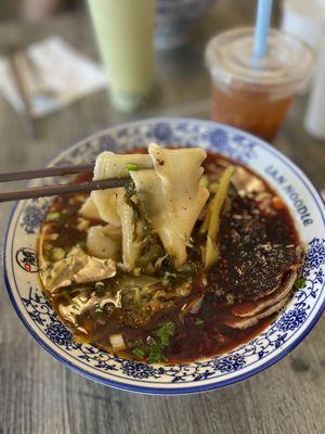 Pickled Cabbage Beef Noodle Soup