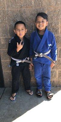 After their belt test!