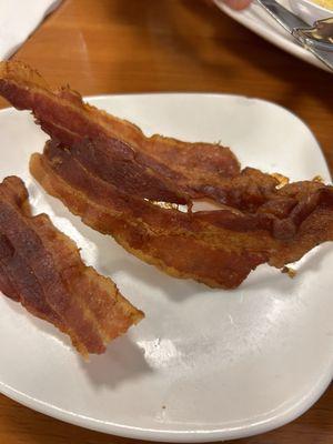 Extra crispy bacon was very good!