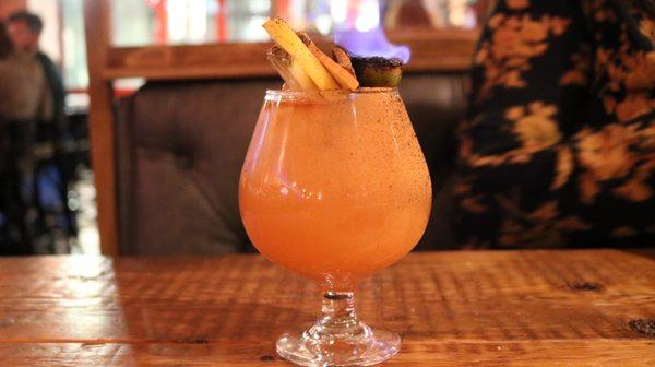 Cane River flaming punch