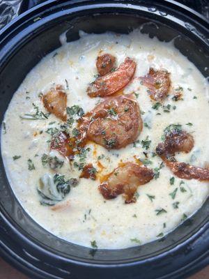 Smothered Shrimp & Grits