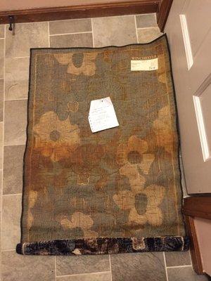 Ruined rug, Best Cleaners!!  Check your items before leaving the store!!