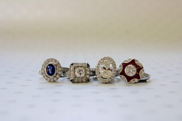 Stunning estate rings...any shape, any size, any budget.