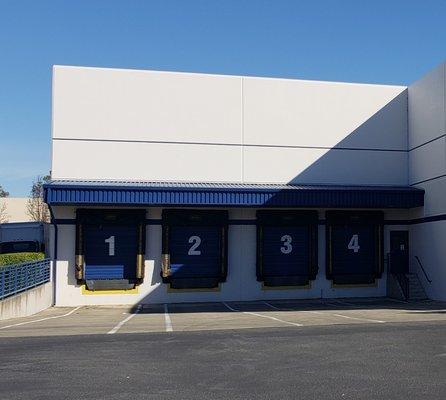 Accent Blue doors and trim work.