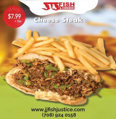 Fresh & Delicious Cheese Steak Delicious that will make you happy