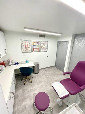 Treatment room at To Healthy Feet Podiatry