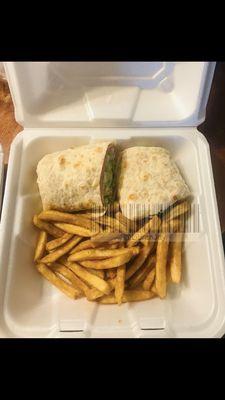 Ham Any Wrap with French Fries Lunch Special