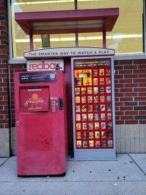 Redbox kiosk available outside.