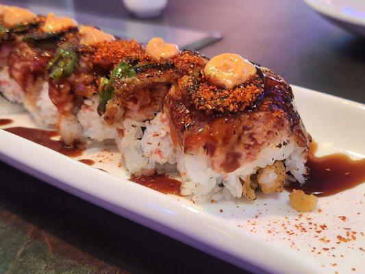 Diablo roll, torched