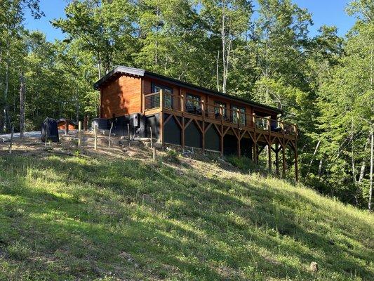 Rear Deck View of Ukiyo Cabin