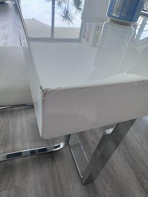 Damaged table