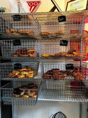 Bagels selection