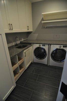 Laundry renovation in Newton, MA