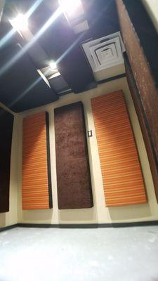 Vocal Booth Wall and ceiling Treatment