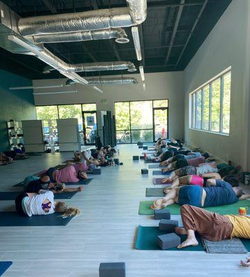 We offer more than just Vinyasa! Try out our gentle Yin and Restorative classes