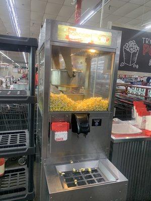 Popcorn machine self serve FREE