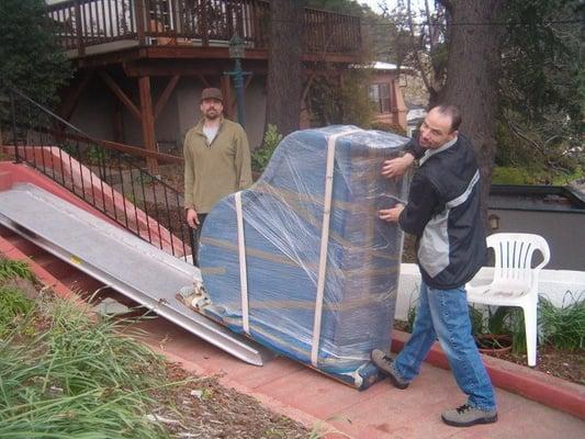 Grand Piano moving.