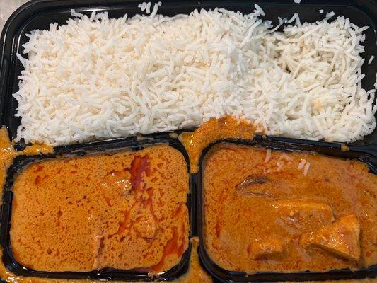 Double butter chicken