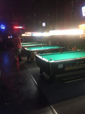 Pool tables