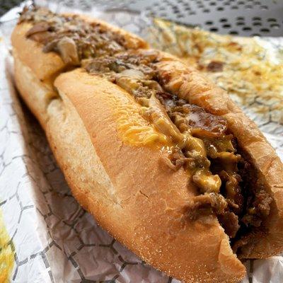 Sunday always comes too late  $7 on the 7's Deal  Mushroom Steak w/ Whiz & Onions from #PhillysBest