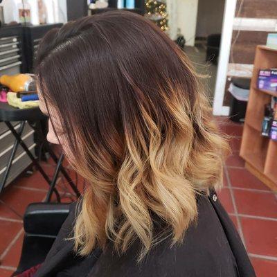 Long Bob and Ombre