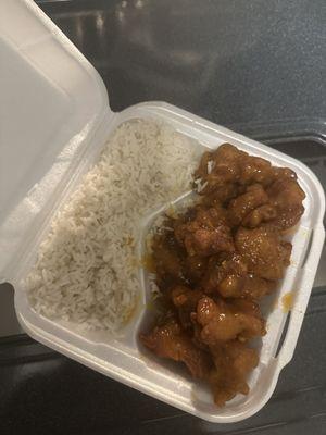 Orange Chicken Dinner