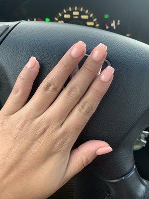 SNS on natural nails