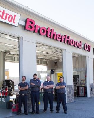 The staff at BrotherHood Oil!