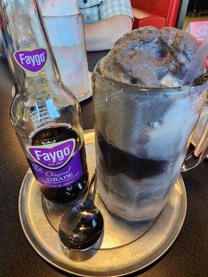 Grape Float. Delicious!