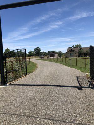 "Chip Sealed" driveway ! We love it !