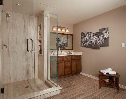 Thinking about getting a new shower in your #bathroom? https://houseandhome.com/gallery/shower-ideas-bathroom-reno/