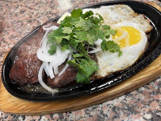 Sizzling Steak and Eggs