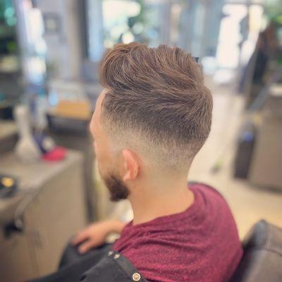 Mid fade Hair by Lydia