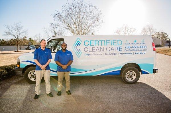 Lead technicians Bradley & Norman