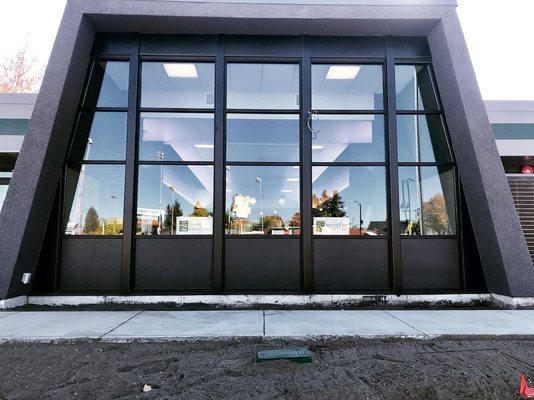 Spokane City Credit Union outer glass and break metal remodel!