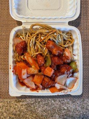 2. Sweet and Sour Chicken