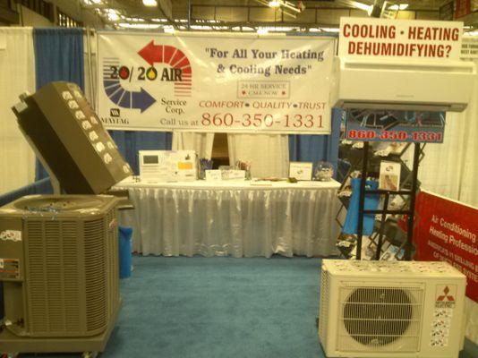 Our yearly Home Show Booth