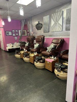 Pedicure chairs